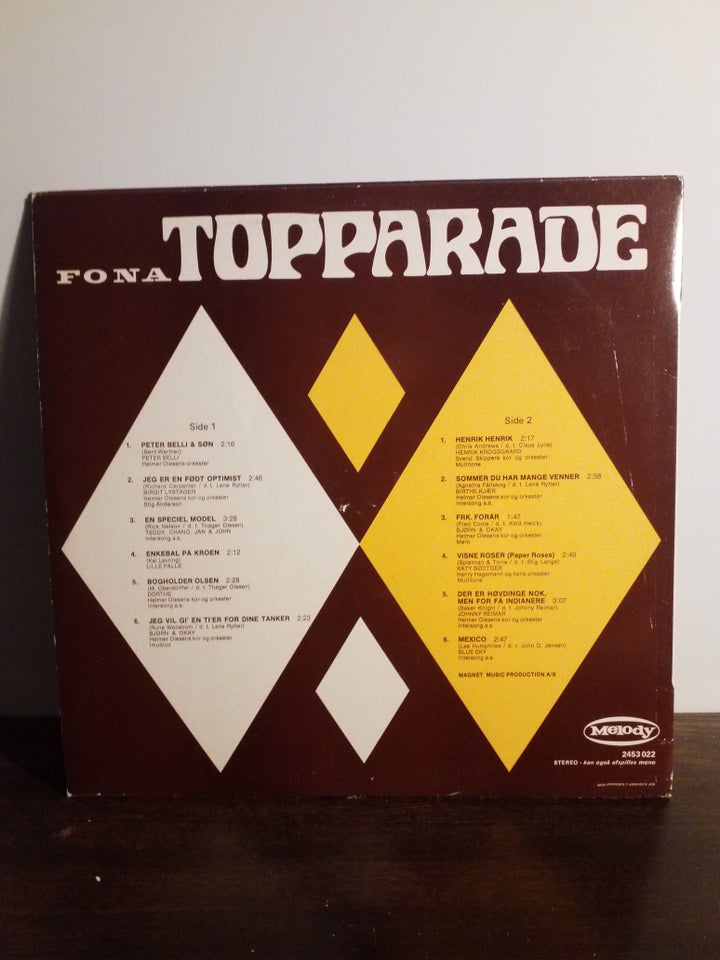 LP, FONA TOPPARADE, Pop