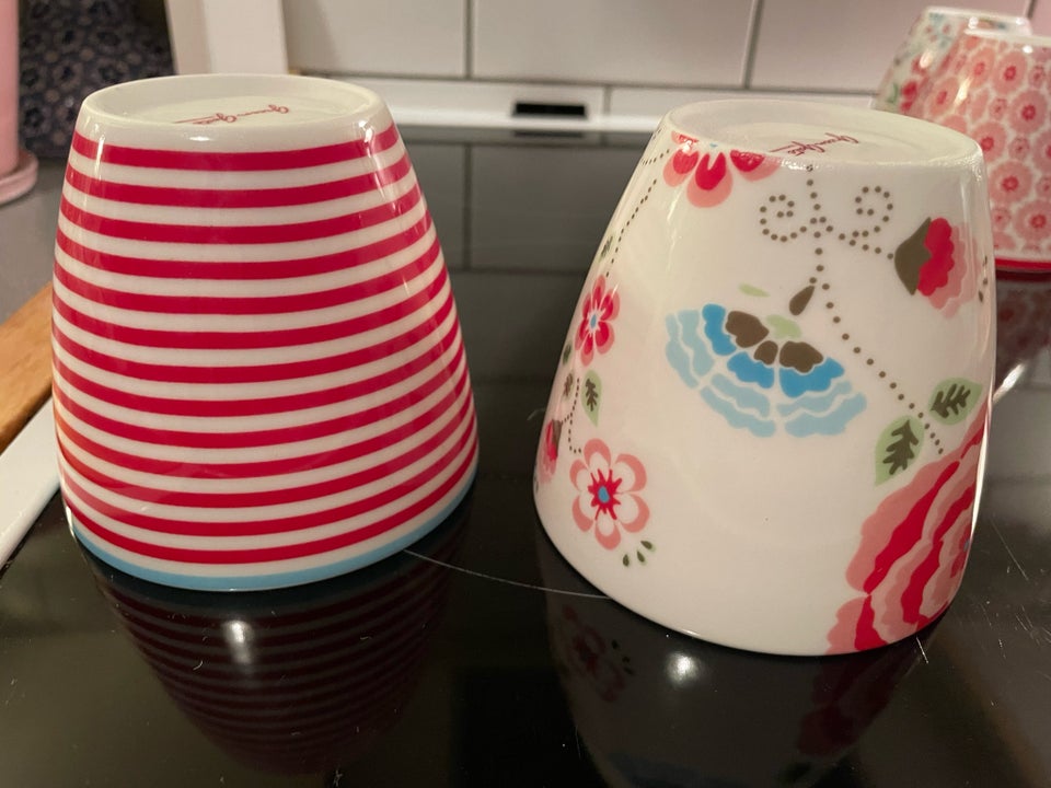 Porcelæn Lattekopper  Greengate