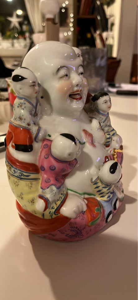 Porcelæn Buddha med børn