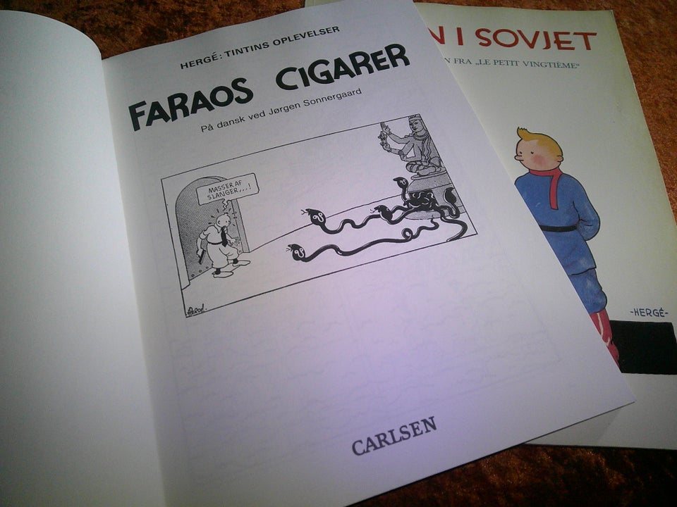 Tintin, Hergé, Tegneserie