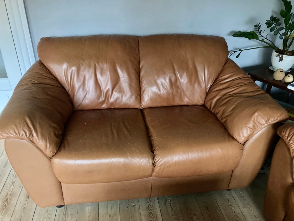 Sofa læder 2 pers