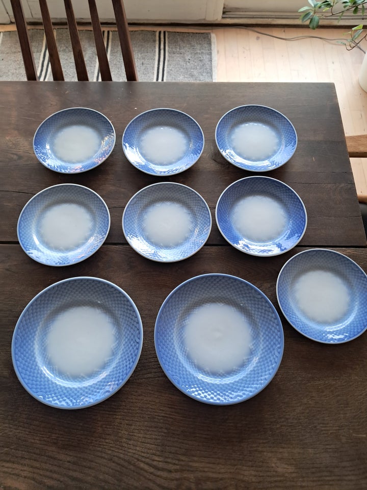 Porcelæn, Tallerkener , Bing og