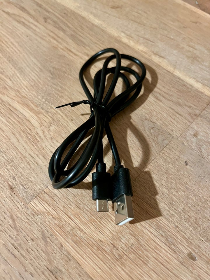 USB, USB-A til USB-C kabel, sort