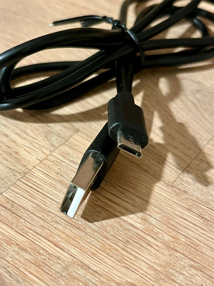 USB, USB-A til USB-C kabel, sort