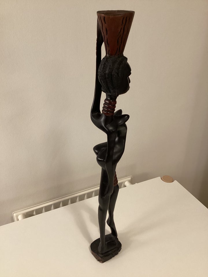 Afrikansk Træ figur  Kvinde Gambia