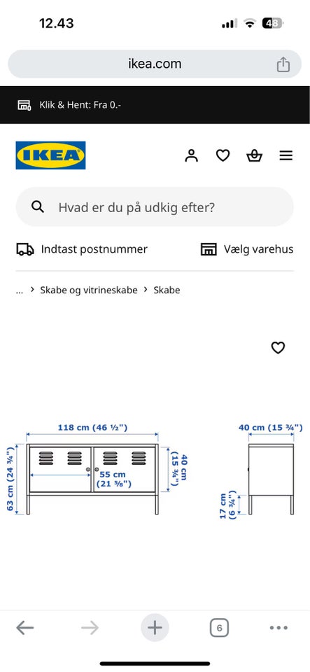 Tvreol, Ikea PS skab