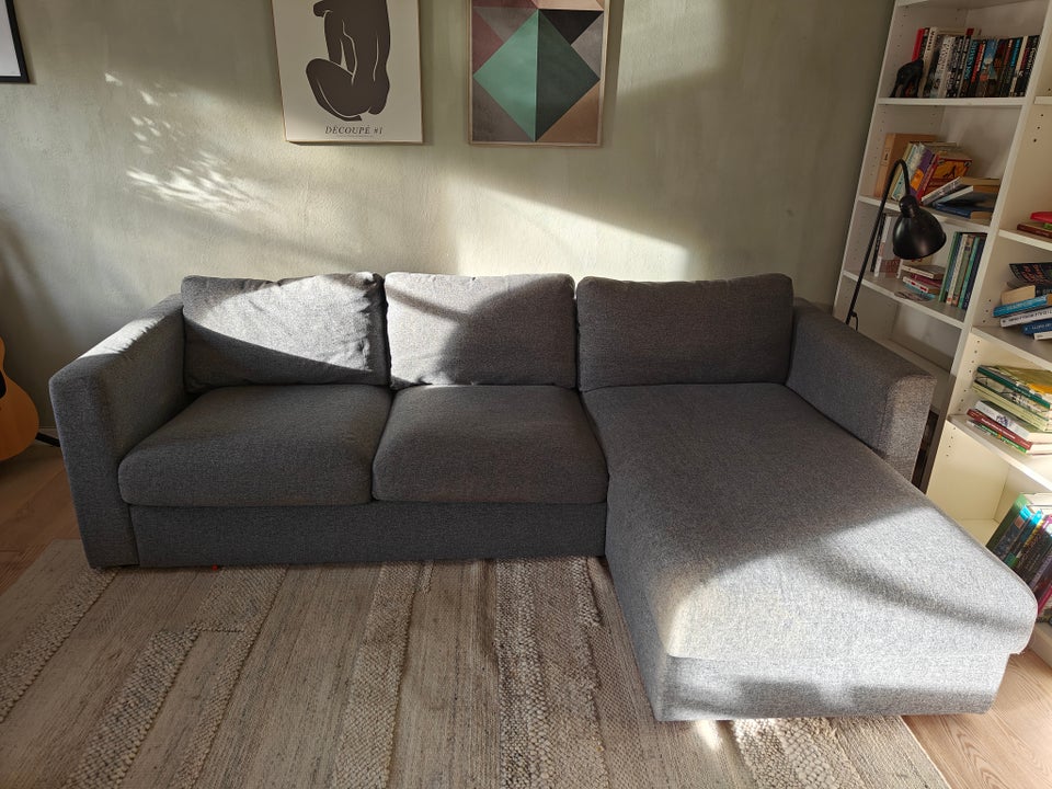 Sofa, polyester, 3 pers.