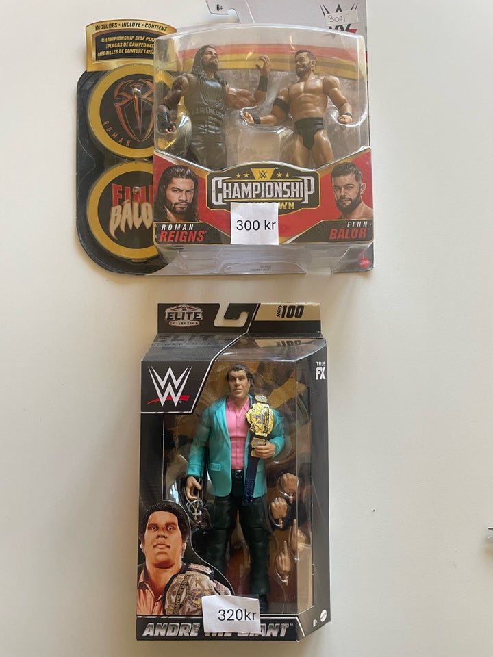 WWE wrestling figurer, Mattel