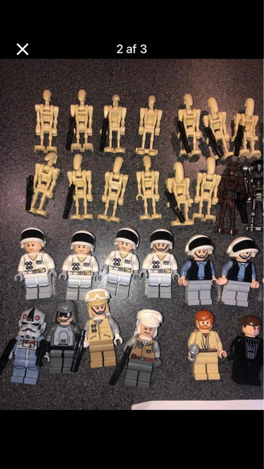 Lego Star Wars, Lego figurer