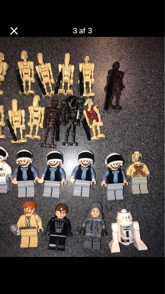 Lego Star Wars, Lego figurer