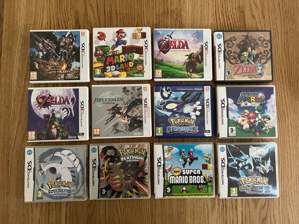 Diverse spil til Nintendo 3DS og DS