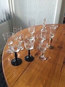 Glas Drikkeglas af forskellig art