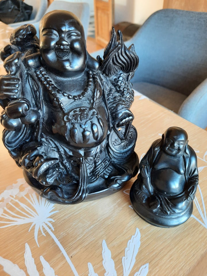 2 BUDDHA FIGURER  Asiatisk