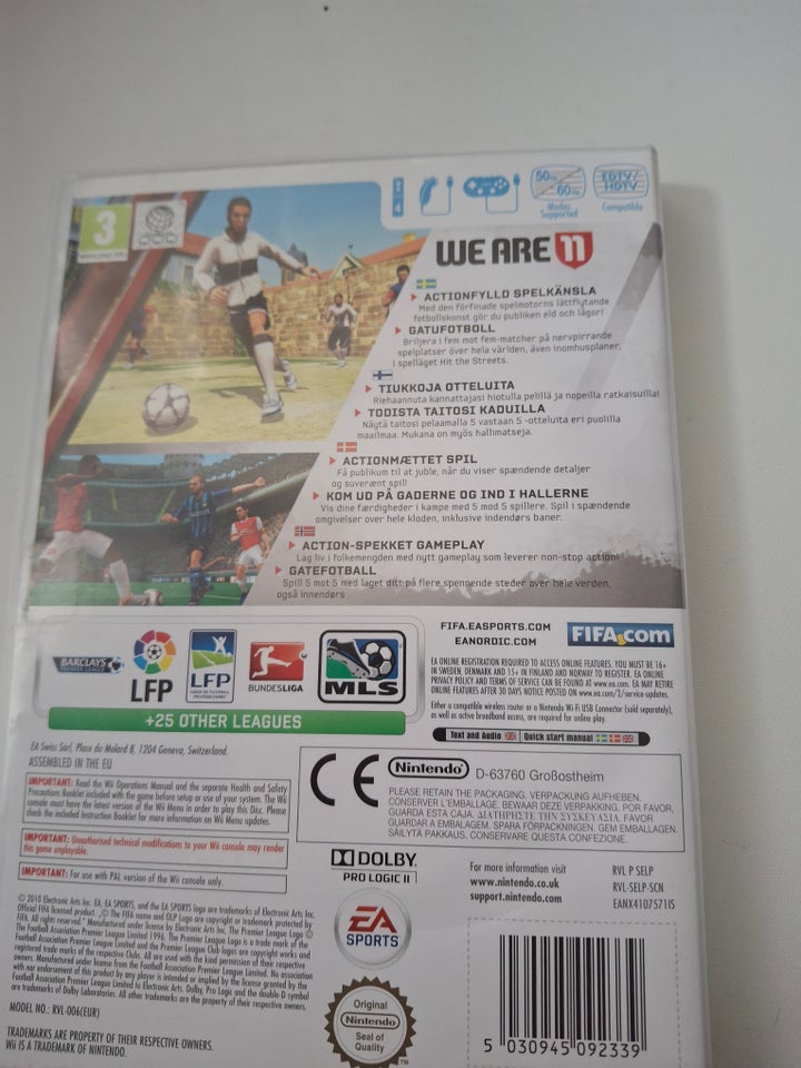 Fifa 11 til Nintendo, Nintendo,