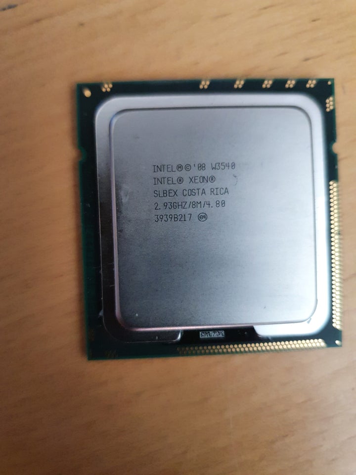 CPU med køler, Intel, Xeon W3540