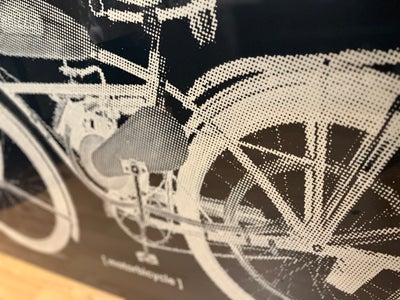 Print  motiv: Motorcykel b: 118 h: