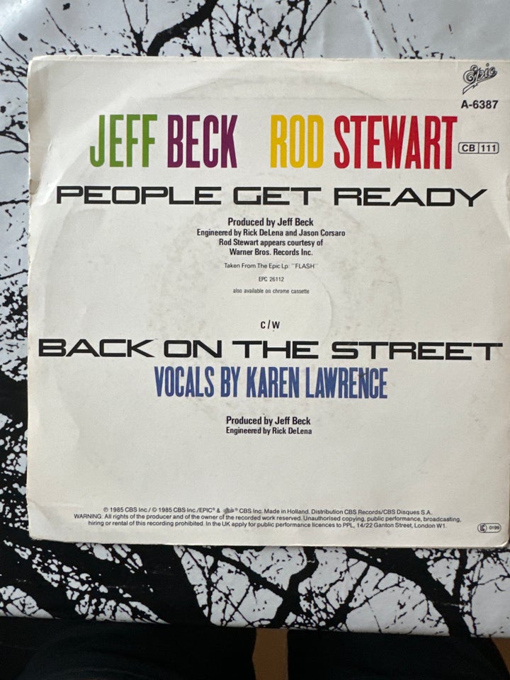 Single, Jeff beck n rod stewart