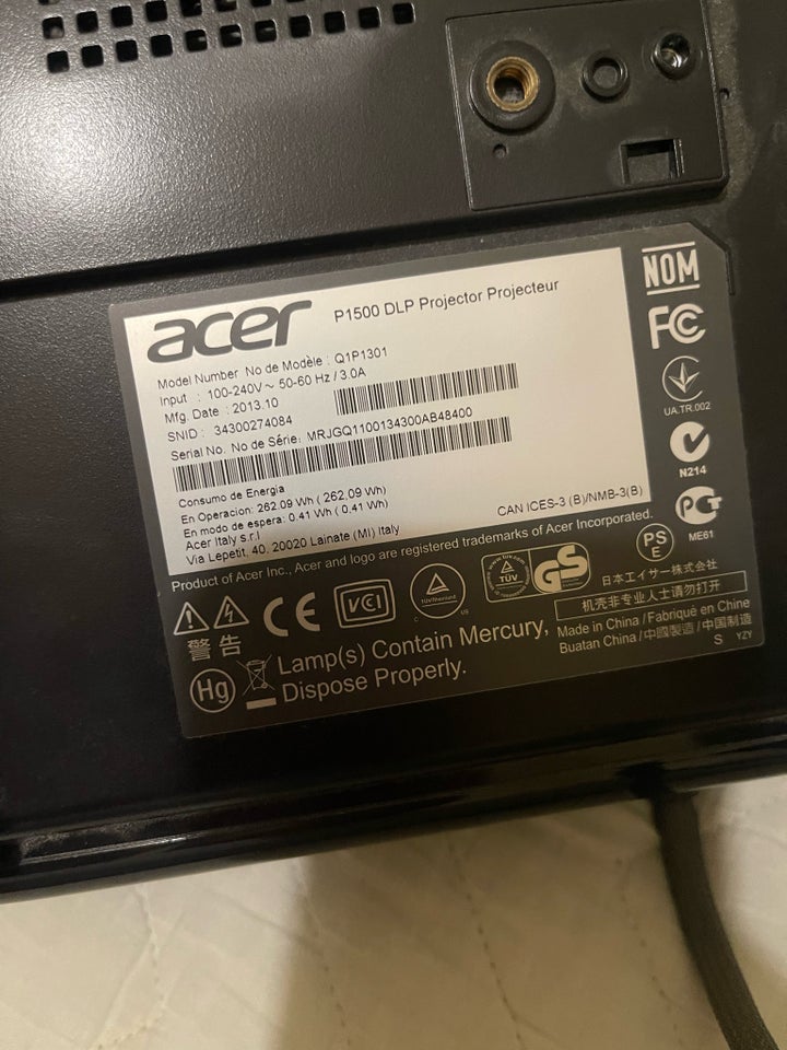 Projektor, Acer, Acer Projector