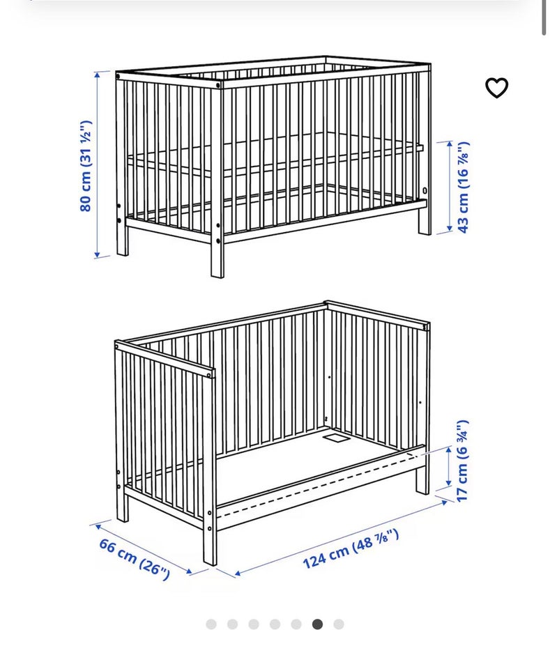 Tremmeseng Ikea tremmeseng  b: 60