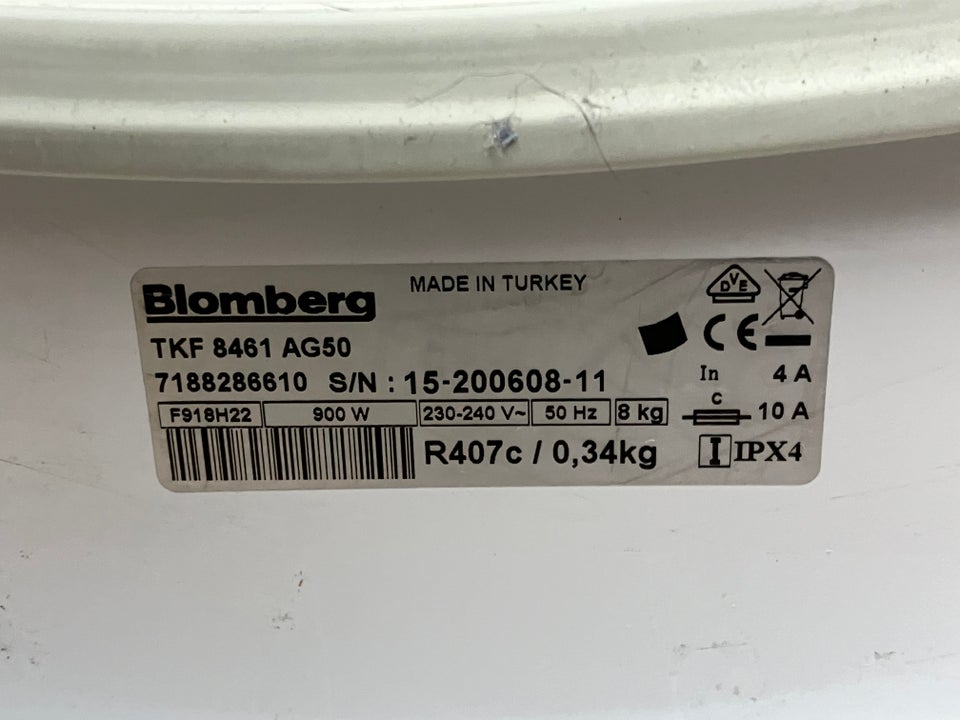 Tørretumbler Blomberg TFK 8461