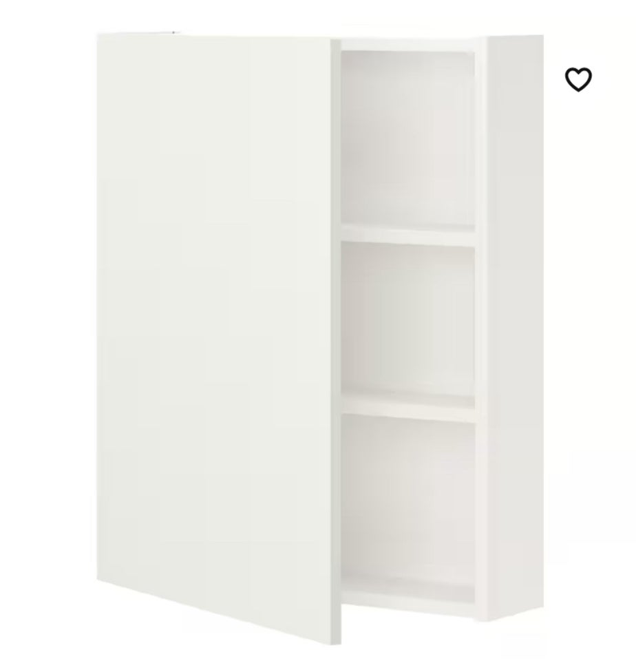 Vægskab, Ikea Enhet, b: 60 d: 15 h: 75