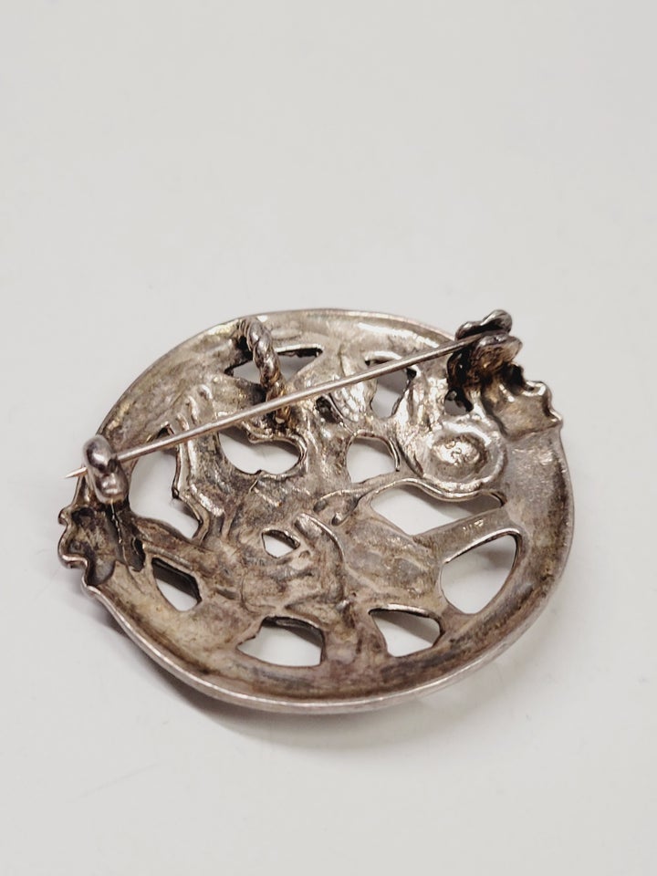 Broche, sølv, Museums kopi smykke