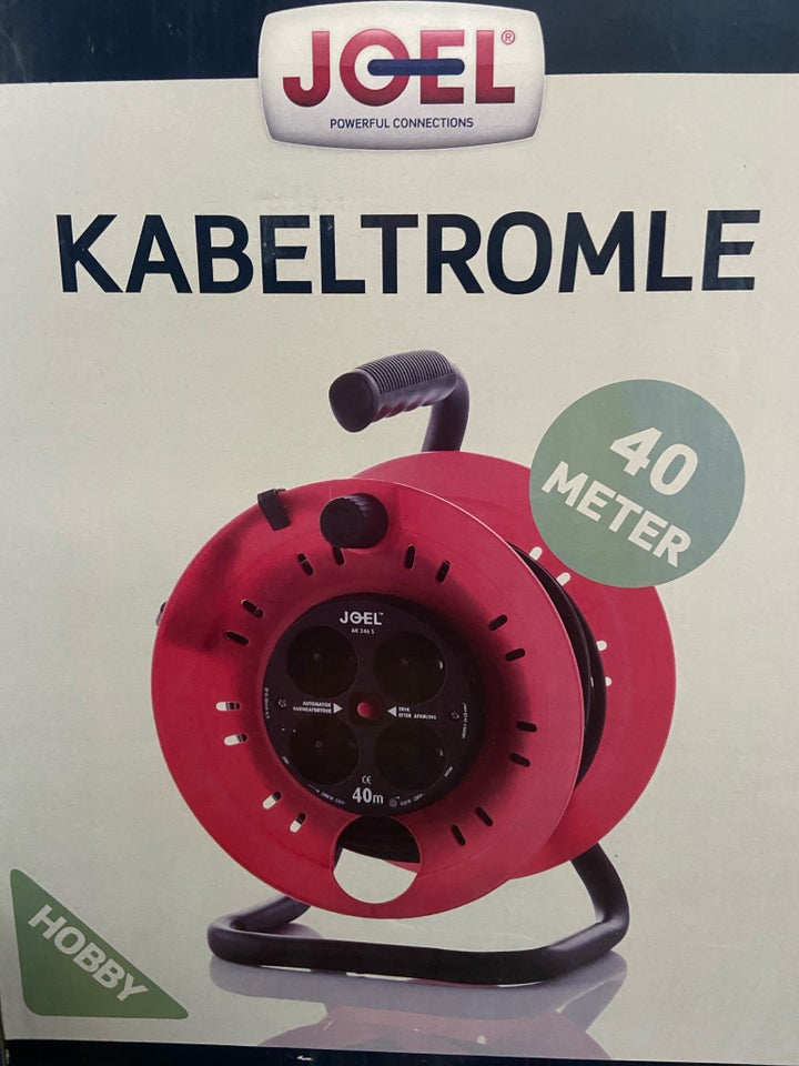 Kabeltromle Joel 40 meter m