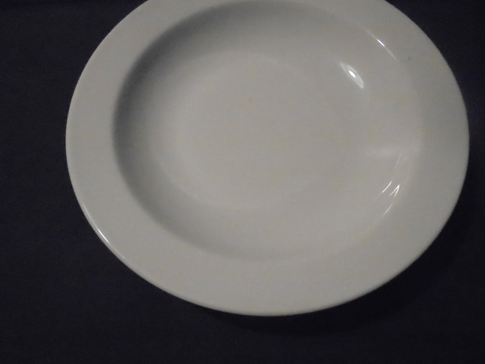 Porcelæn HVID 6 x tallerkener