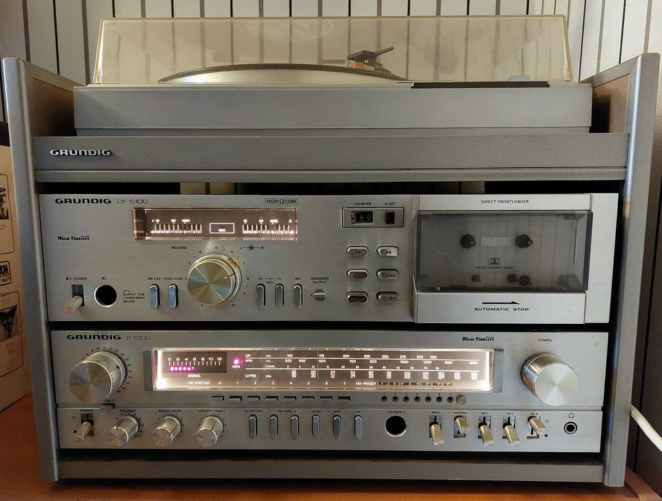 Stereoanlæg , Grundig, R 1000