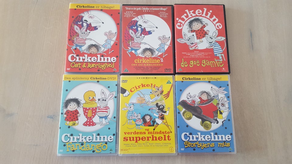 Cirkeline film DVD tegnefilm