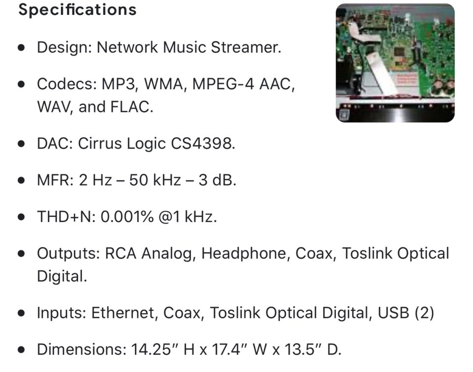 Anden radio, Marantz, NA7004