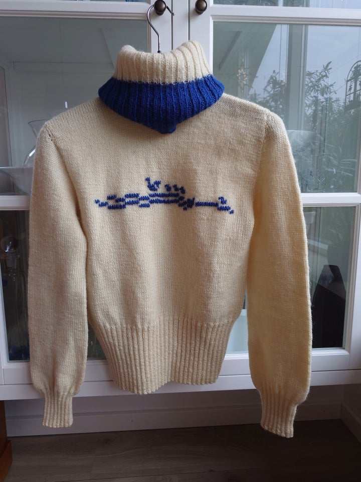 Sweater, Håndstrikket, str. 40