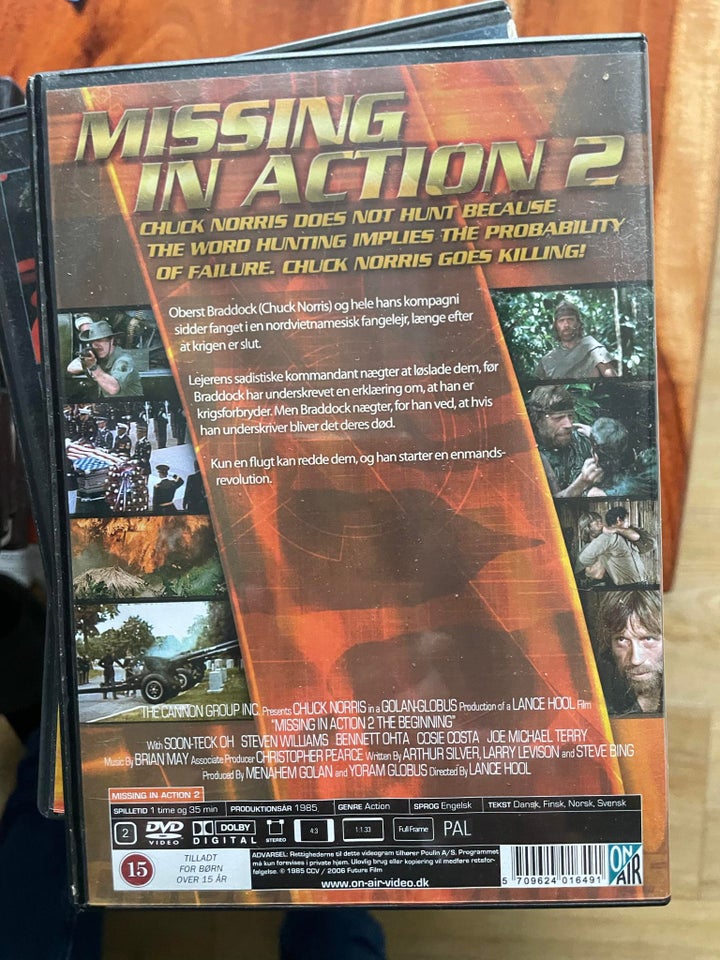 Missing in action II DVD action