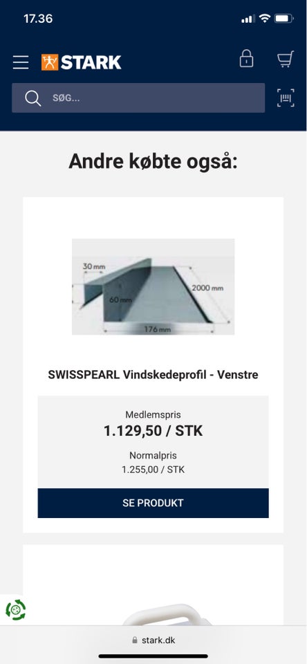 Vindskedeprofil , Swisspearl