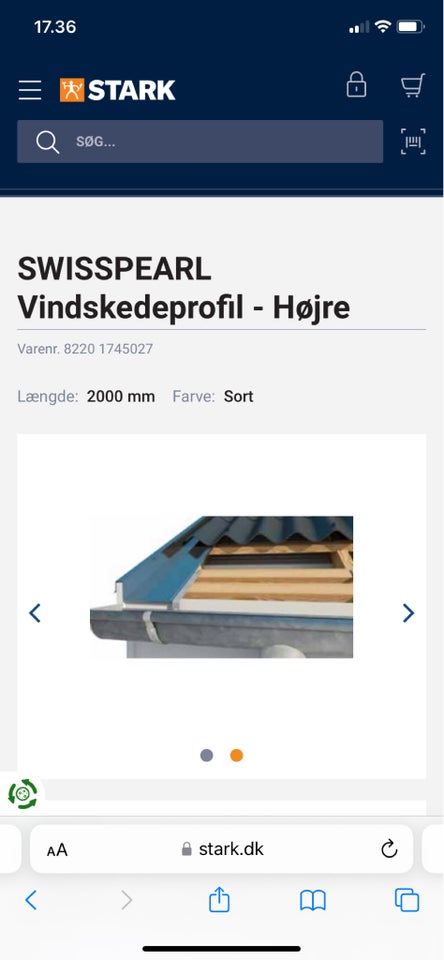 Vindskedeprofil , Swisspearl