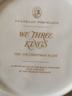 Porcelæn Platte Franklin