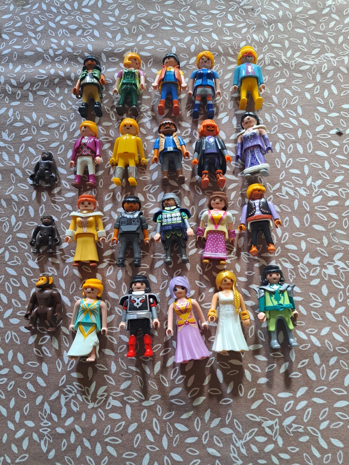 Playmobil 20 mennesker og 3 aber