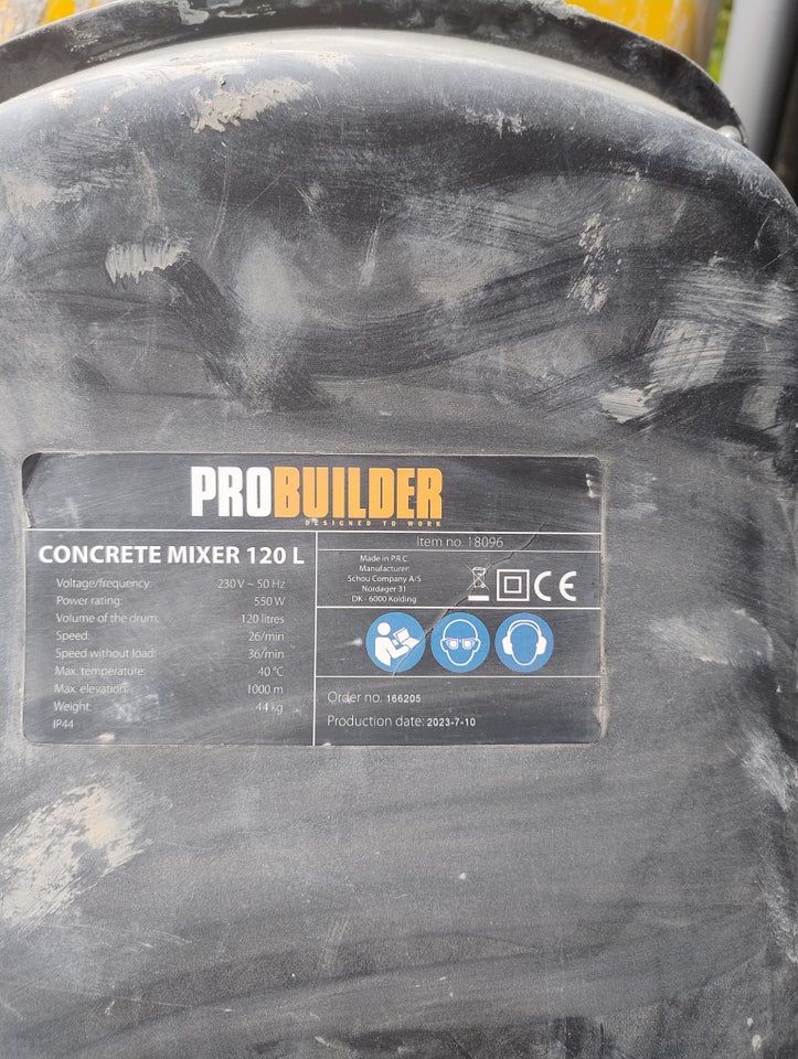 Beton Tromleblander PRO BUILDER