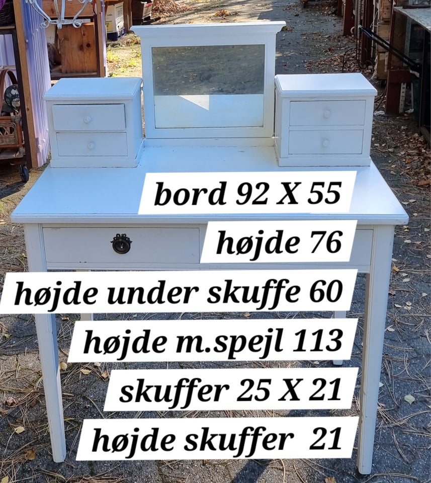 Sminkebord, DANSK SNEDKERMESTER