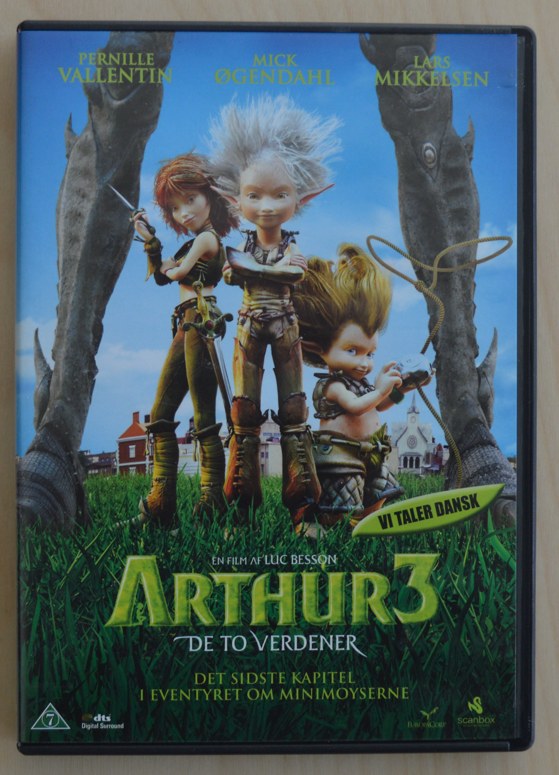 Arthur 3 De to verdener, DVD,