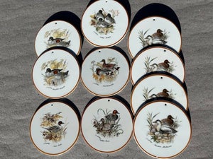 Porcelæn 10 stk Smørbrikker /