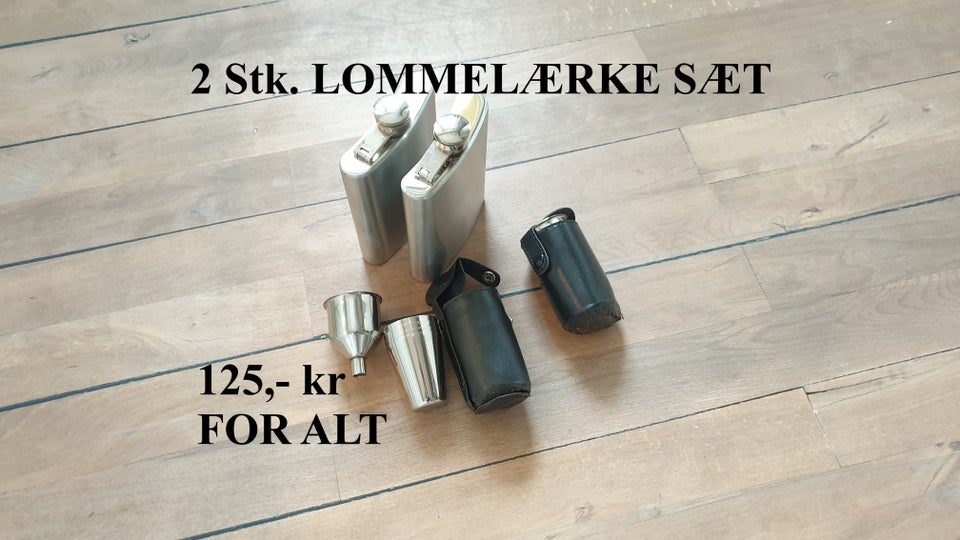 Andet Lommelærke - 2 sæt - som nye