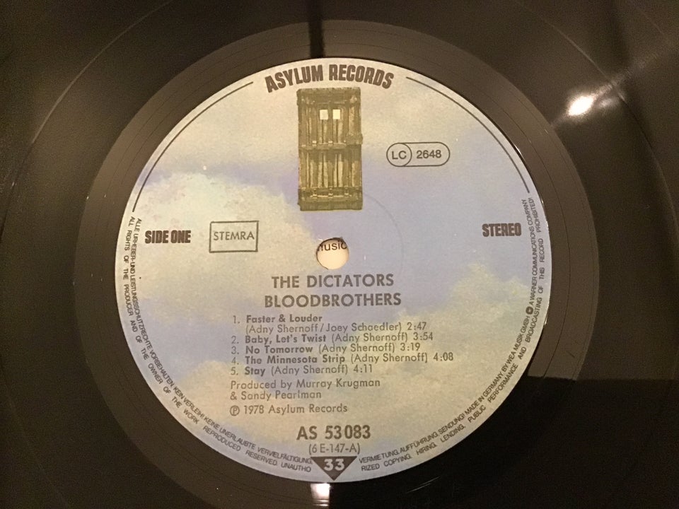 LP, The dictators, Bloodbrothers