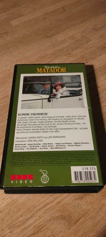 Serie, MATADOR (8), instruktør