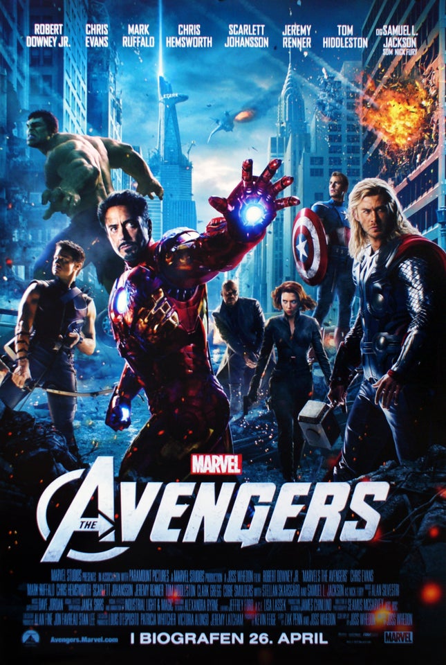 Plakater, Marvel THE AVENGERS