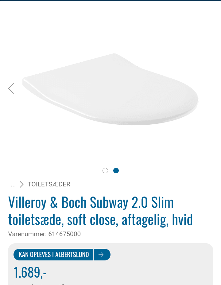 Toiletsæde Villeroy  Boch