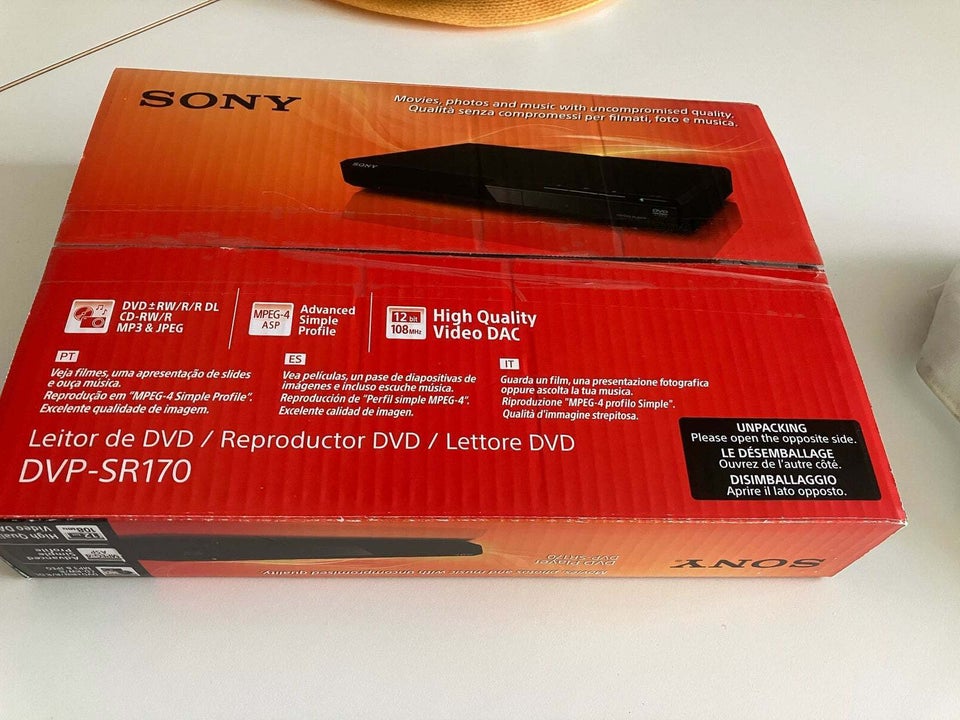 Dvd/video-afspiller Sony