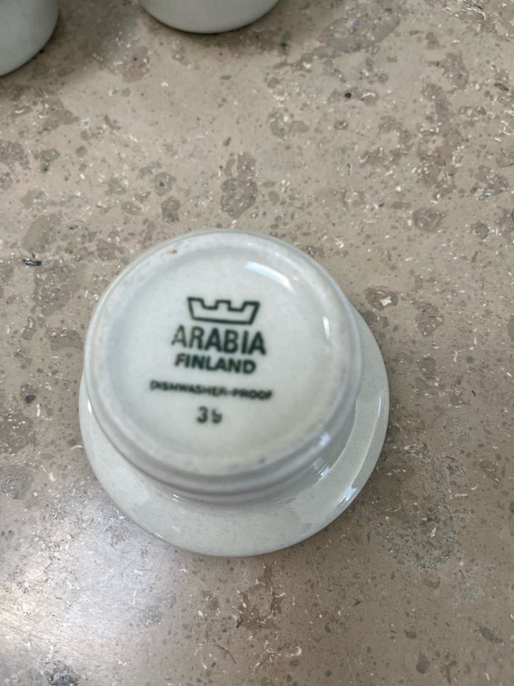 Porcelæn Æggebæger arabia 