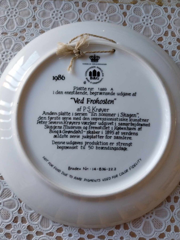 Krøyer platter  Bing  Grøndahl 