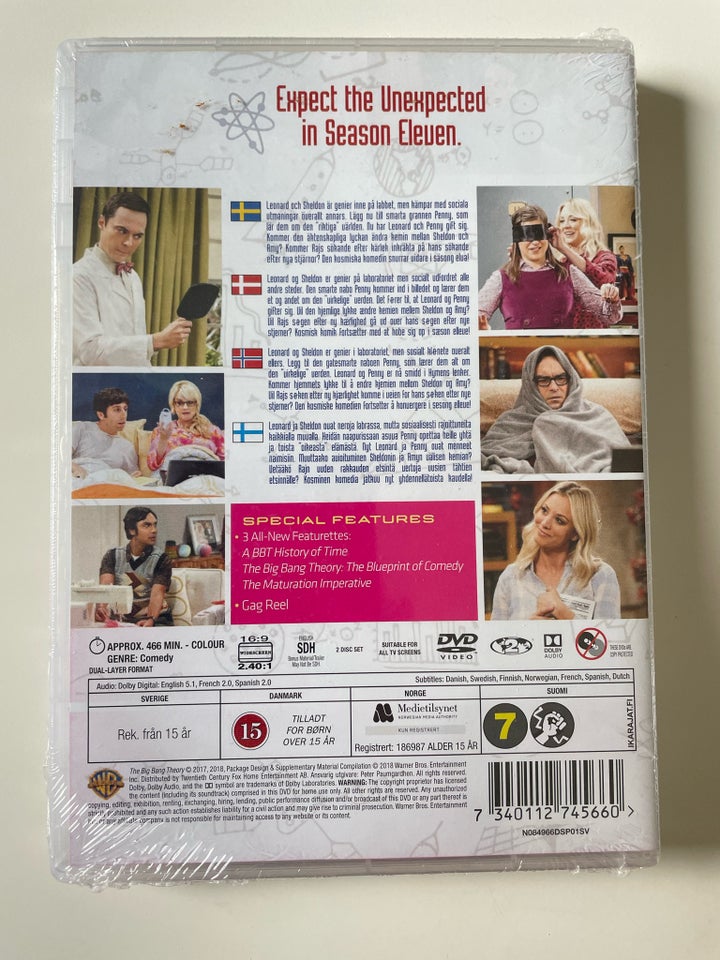 Big Bang Theory DVD TV-serier